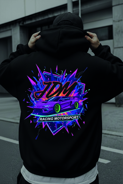 Advantage Racing Printed Sweatshirt |   Jdm Unisex Oversized |   100% Cotton |   Comfortable & High-Quality Fabric