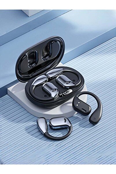 Amijoy سماعات رأس مفتوحة الأذن، سماعة رأس لاسلكية بتقنية بلوتوث، سماعات أذن بمشبك، سماعات أذن بلوتوث، خفيفة الوزن