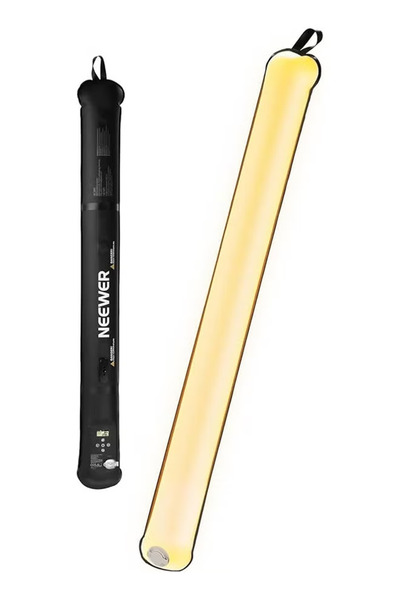 NEEWER 21W Handheld LED Fill Light 90cm Bi-Color Inflatable TPU Video Light
