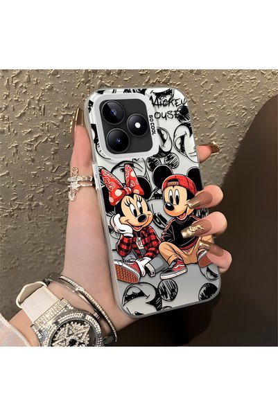 ucuc Realme Note 50 Compatible Silicone Edge Hard Back Anti-Fall Case Classic...
