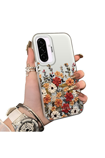 ucuc Samsung Galaxy A36 5g Compatible Silicone Edge Hard Back Anti-Fall Case ...