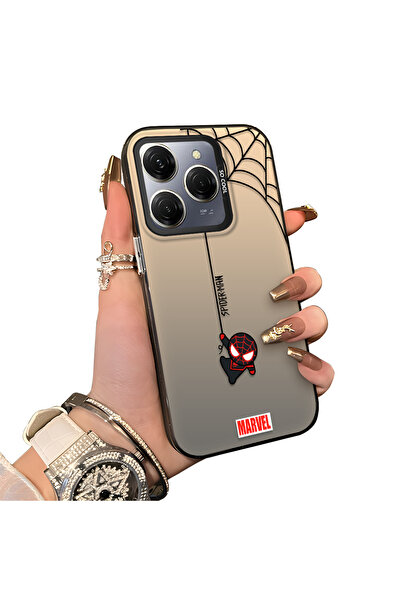 ucuc جراب سبايدر مان من السيليكون المقاوم للسقوط لهاتف تكنو سبارك 20 برو