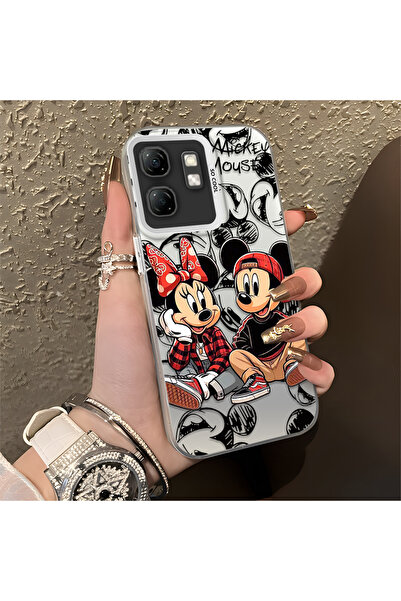 ucuc حافظة Infinix Smart 9 متوافقة مع الحافة السيليكونية الصلبة والمضادة للسق...