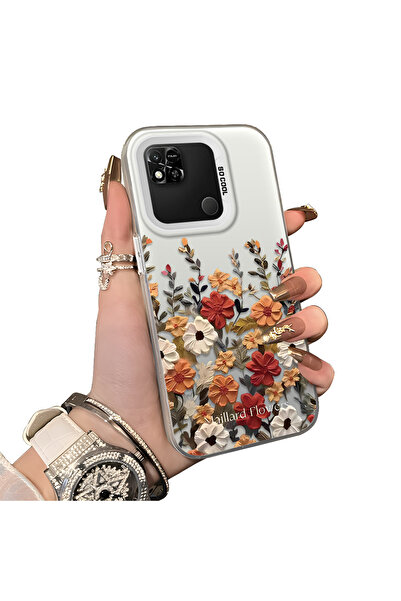 ucuc Xiaomi Redmi 9C Compatible Silicone Edge Hard Back Anti-Fall Case Beauti...