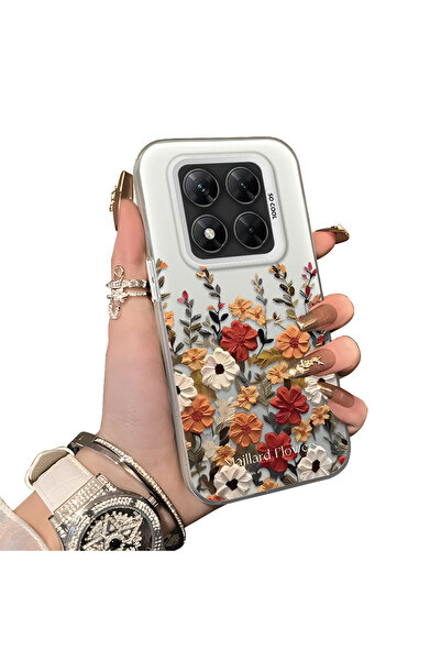 ucuc Xiaomi Poco X7 5g Compatible Silicone Edge Hard Back Anti-Fall Case Beau...