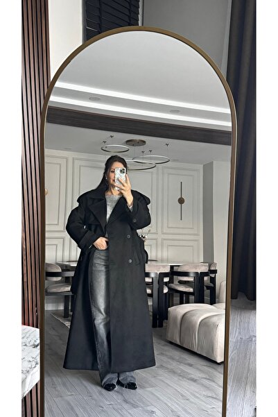 Nurgül Dilemen Süet Premium Kadın Trençkot