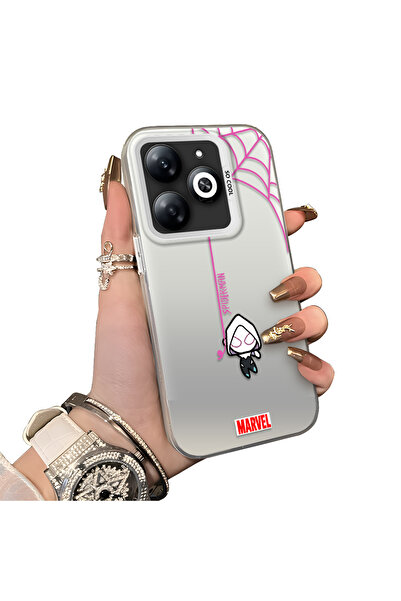 ucuc حافظة سبايدرمان متوافقة مع هاتف تكنو سبارك 20، مصنوعة من السيليكون الصلب...