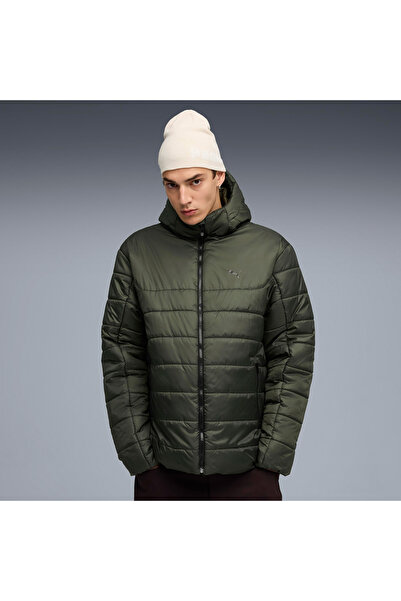 Puma Essential Hooded Padded Erkek Yeşil Ceket