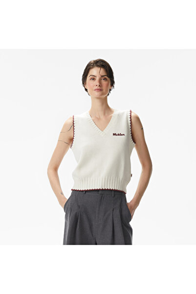 Dickies Slayden Kadın Beyaz T-Shirt