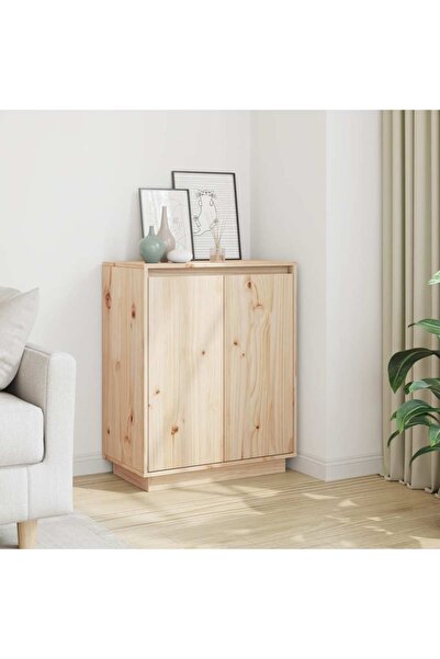 vidaxl Sideboard 60x34x75 cm Solid Wood Pine