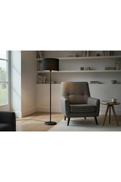 Ömür Avize Farell siyah ayaklı silindir şapka Lambader