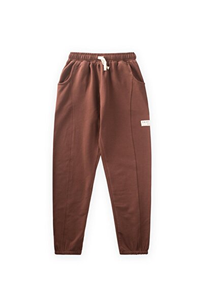 Cigit Φούτερ με μακριά πόδια 8-12 ετών Α Καφέ