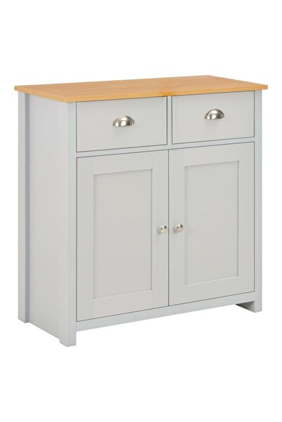 vidaxl Sideboard Grey 79x35x81 cm