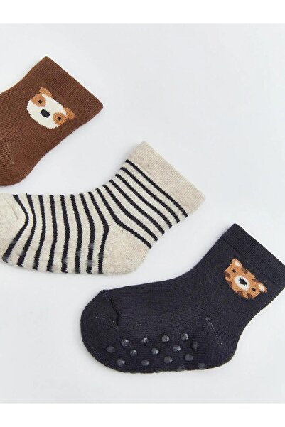 LC Waikiki 3-пакет момчешки чорапи с шарки (W5)