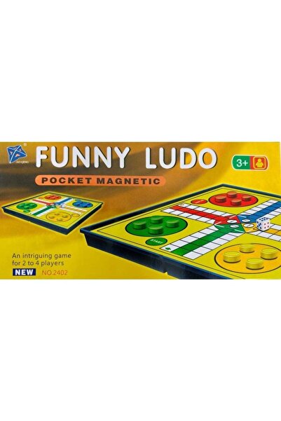 Generic لعبة لودو آو تشينغ، تصميم قابل للطي مغناطيسيًا من 2 إلى 4 لاعبين