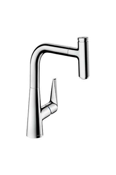 Hansgrohe Talis Select M51 Tek Kollu Eviye Bataryası 220, Çekilebilir Gaga, 1...
