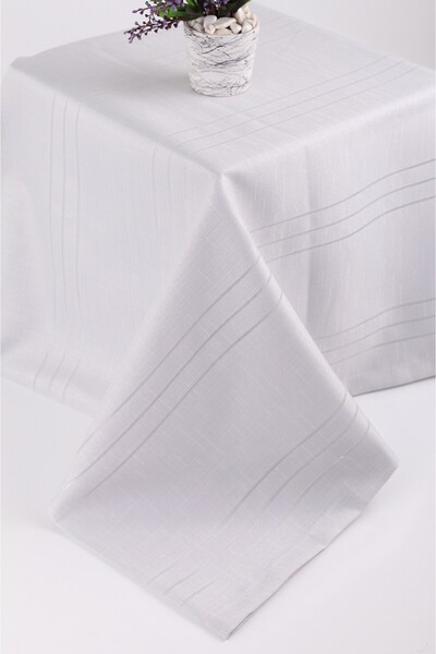 Bella Home Τραπεζομάντηλο με σχέδιο Eac 160x220 - Γκρι