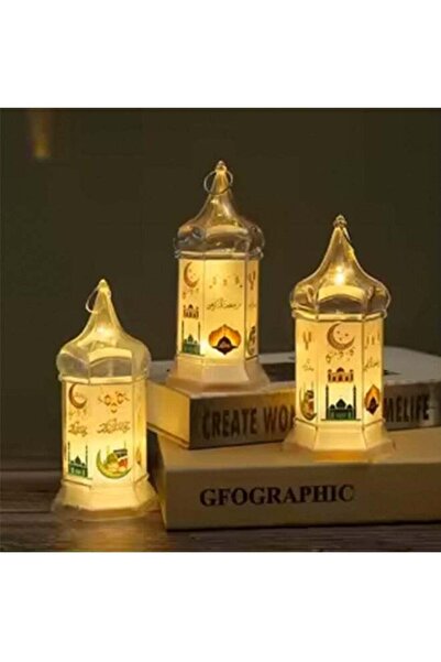 Nsf Alqamar Decorative Ramadan Lanterns Set of 3