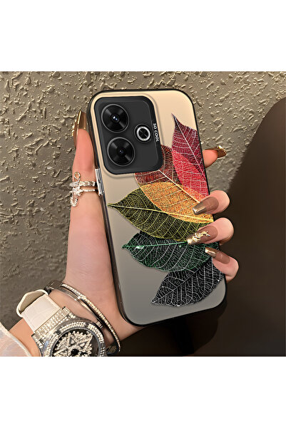 ucuc حافظة حماية ملونة من السيليكون المتوافقة مع هاتف Xiaomi Redmi 13 ذات حاف...