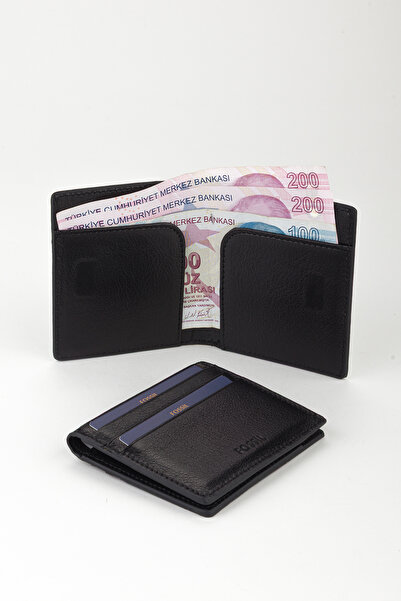 Fossil Boxed Genuine Leather Slim Hand Portfolio Card Holder Wallet