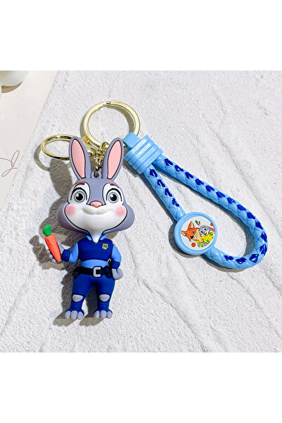 Choice 6 سم KC4405 دمية ديزني زوتوبيا 2 لطيفة من مادة PVC، سلسلة مفاتيح سيارة، إكسسوارات، قلادة حقيبة، مثالية