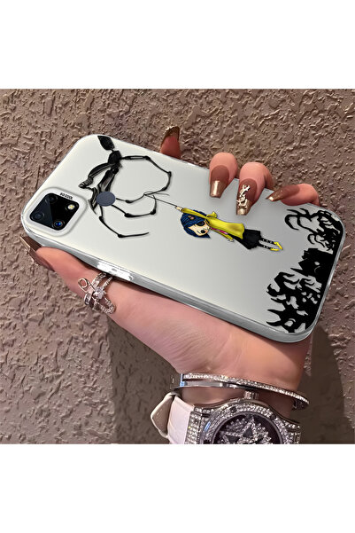 Hontinga حافظة هاتف متوافقة مع هاتف Realme C25S، حماية للكاميرا، ظهر صلب مضاد...