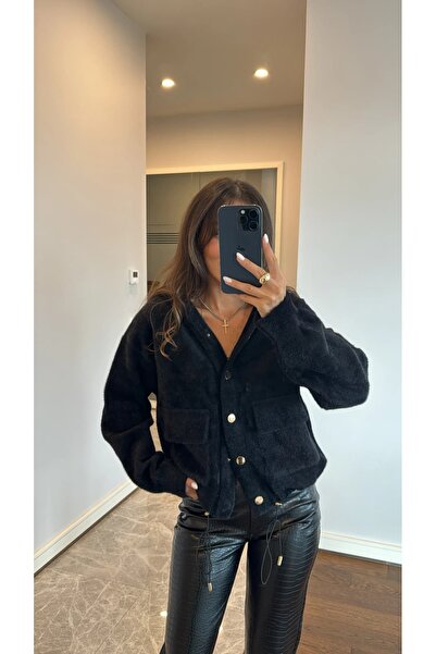 sinemkivanc co YUMUŞAK DOKULU KAPÜŞONLU HIRKA