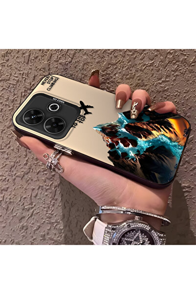 Hontinga حافظة هاتف متوافقة مع هاتف Xiaomi Redmi 13، حماية للكاميرا، خريطة ال...