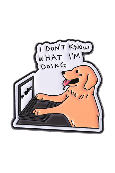 Choice دبوس مينا بتصميم مشمشي، 7 دبابيس مزينة باقتباسات حيوانات كرتونية، بطة ...