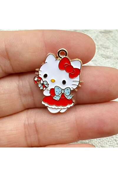 Miniso Orange 10pcs Christmas Cat Charm for Jewelry Making Necklace Bracelet ...
