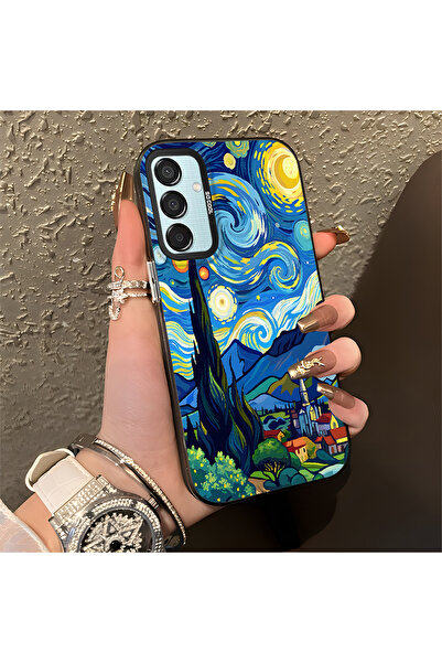 Hontinga حافظة متوافقة مع هاتف سامسونج جالاكسي M15، حافظة هاتف صلبة مضادة للسقوط