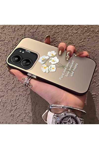 ucuc حافظة حماية من السيليكون المتوافقة مع هاتف Xiaomi Poco C65 ذات حافة أكري...