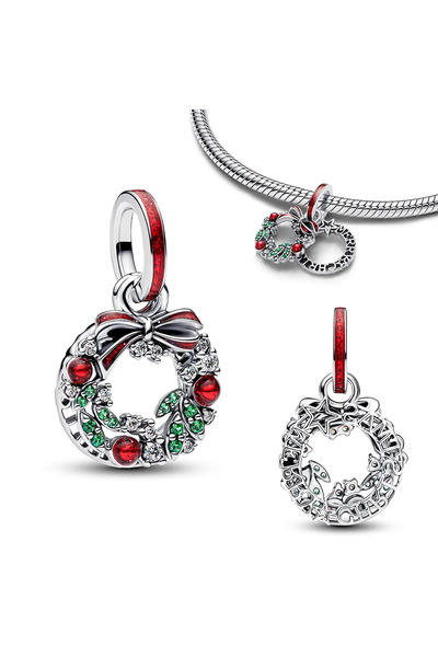 Choice AMC7298 أقراط خرز على شكل ندفة ثلجية من الفضة الإسترليني عيار 925 الأص...