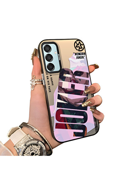 ucuc حافظة حماية من السيليكون ذات حافة خلفية من الأكريليك متوافقة مع هاتف سام...