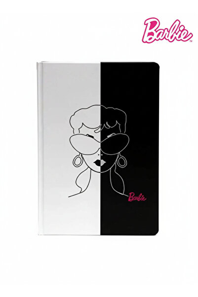 Mabbels Barbie Siluet Tarihsiz Ajanda Noktalı Siyah-Beyaz 96 Yaprak Ajanda