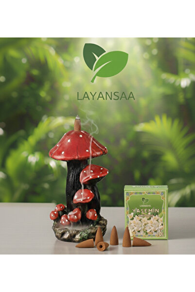 Layansaa Yasemin 10'lu Konik Geri Akış Tütsü