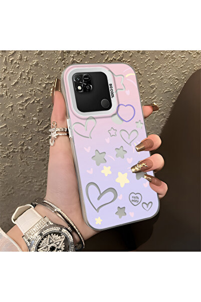 ucuc Xiaomi Redmi 9C Compatible Instagram Case Silicone Edge Acrylic Back Pro...