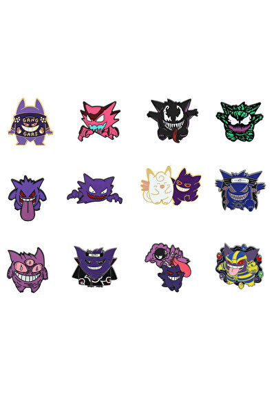 Choice XZ5428 12 قطعة بروش كرتوني إبداعي، دبوس مينا جينجار، حقيبة ظهر، ملابس،...