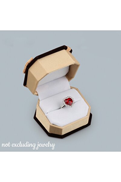 Choice علبة خواتم مخملية فاخرة، علبة هدايا أنيقة للمجوهرات، مناسبة للقلائد وا...