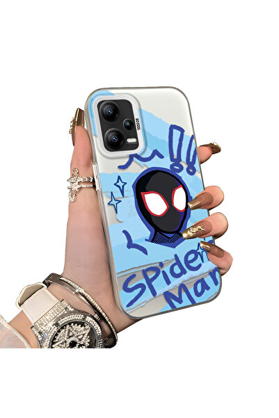 ucuc حافظة حماية سبايدرمان من السيليكون المتوافقة مع هاتف Xiaomi Poco X5 5G