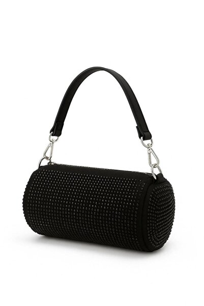 Zealous Kadın silindir Taşlı El Ve Omuz Çantası