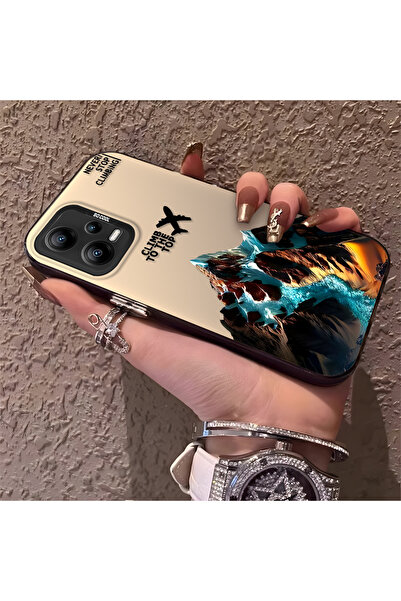 Hontinga حافظة هاتف متوافقة مع هاتف Xiaomi Poco X5 5G، حماية للكاميرا، خريطة ...