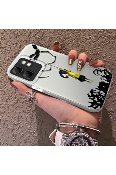 Hontinga حافظة هاتف متوافقة مع Infinix Hot 50i، حماية للكاميرا، ظهر صلب مضاد ...