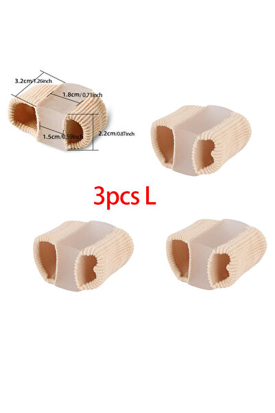 Choice3 3pcs L 3/6pcs Toe Spreader Finger Separator Orthopedic Silicone Valgu...