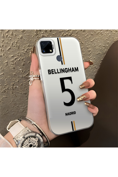 Hontinga حافظة متوافقة مع هاتف Realme C15، حافظة هاتف صلبة مضادة للسقوط، رقم ...