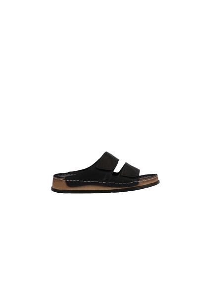 N Napa Shoe Genuine leather colorful striped comfortable sole daily women's slipper napa-305