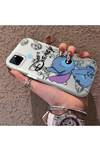 Hontinga حافظة هاتف متوافقة مع هاتف Realme C25Y/C21Y، حماية للكاميرا، ظهر صلب...