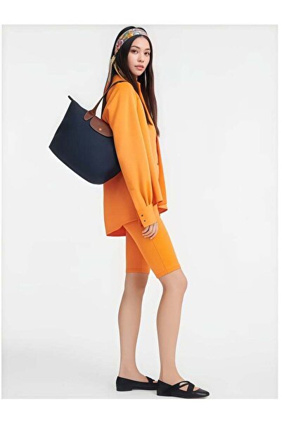 Generic Longchamp Women's Medium Tote Bag Handbag Shoulder Bag Navy Classic Style