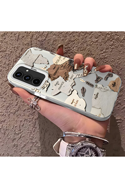 Hontinga حافظة هاتف متوافقة مع هاتف سامسونج جالاكسي A54، حماية للكاميرا، خريط...