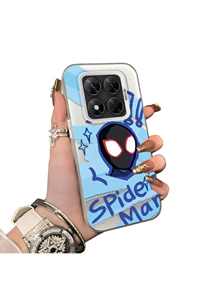 ucuc Xiaomi Poco X7 5g Compatible Silicone Edge Acrylic Back Spiderman Protec...